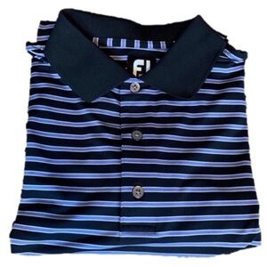 FootJoy Lisle self collar golf polo shirt Size Medium Brasstown Valley resort